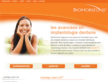 Tablet Screenshot of fr.biohorizons.com